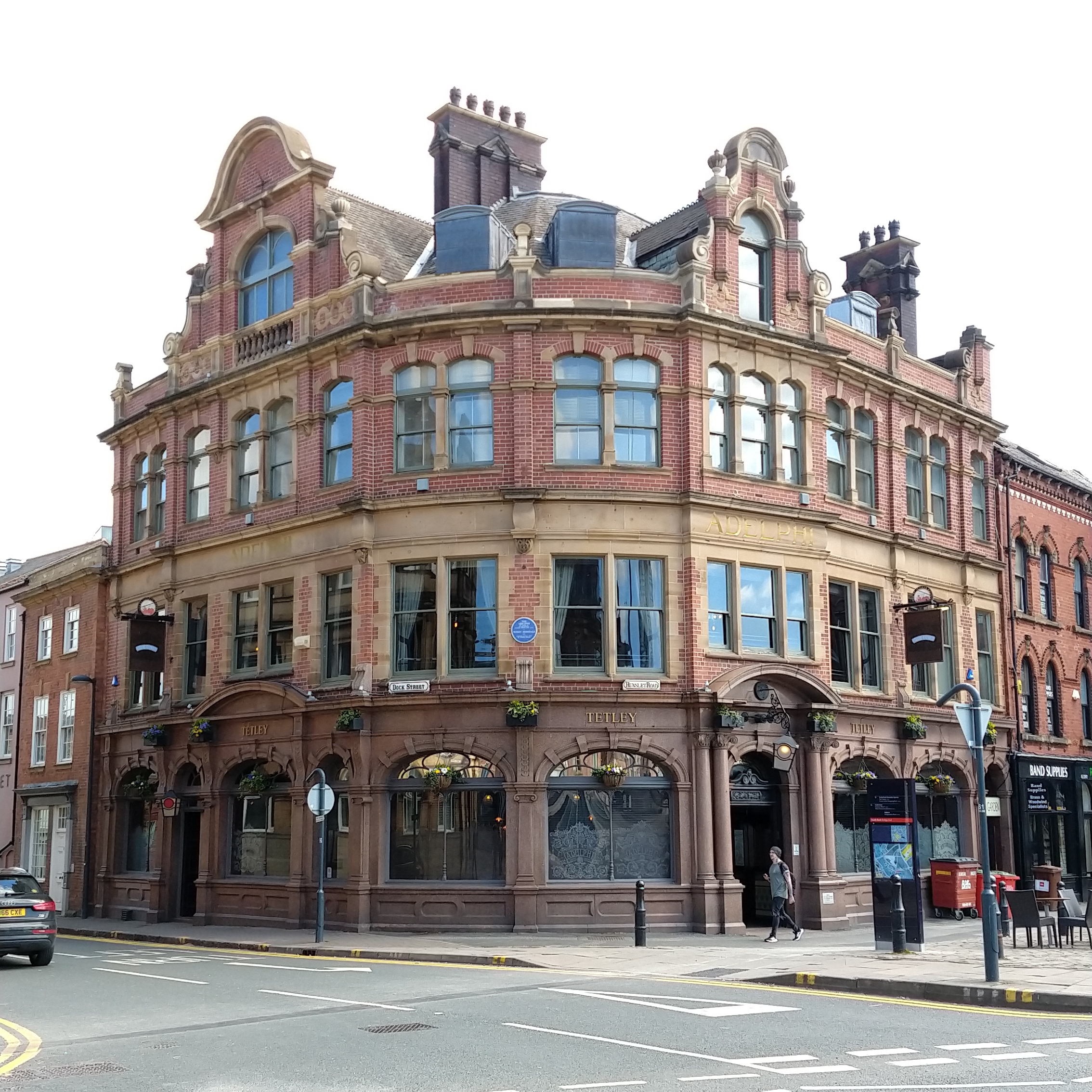 The front exterior of the Adelphi