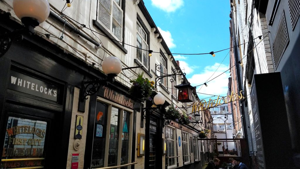 The front exterior of Whitelock's Ale House